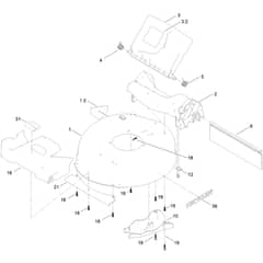 Toro Recycler S53VST 53cm - 21753 (418000000 - 999999999) Housing
