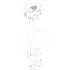 Toro Recycler S55A 55cm - 21771 (412000000 - 412999999) Engine and Blade