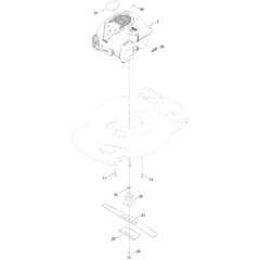 Toro Recycler S55AWST 55cm - 21774 (417400000 - 418320716) Engine and Blade