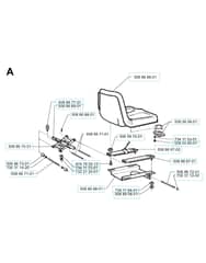 Husqvarna RIDER 1030 - Seat