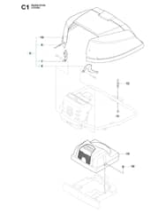 Husqvarna RIDER 11R - Hood
