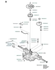 Husqvarna RIDER 13 BIOCLIP - Transmission