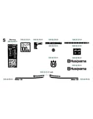 Husqvarna RIDER 13 - Decals
