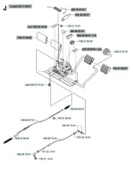 Husqvarna RIDER 13 R SPECIAL - Pedals