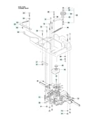 Husqvarna RIDER 13C - Chassis Rear 2
