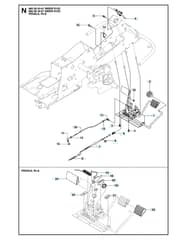 Husqvarna RIDER 15 C - Pedals