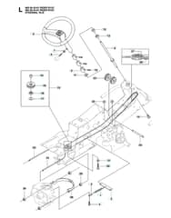 Husqvarna RIDER 15 C - Steering