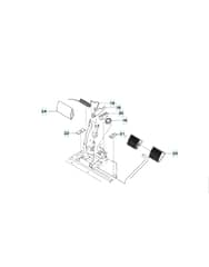 Husqvarna RIDER 15T AWD - Pedals 2