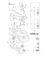 Husqvarna RIDER 15T - Mower Deck & Cutting Deck 6