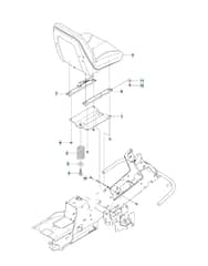 Husqvarna RIDER 15T - Seat