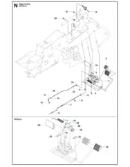 Husqvarna RIDER 15V2 - Pedals