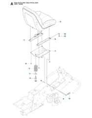 Husqvarna RIDER 15V2S AWD - Seat