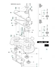 Husqvarna RIDER 16 - Mower Deck & Cutting Deck 4