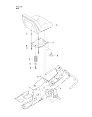 Husqvarna RIDER 16C AWD - Seat