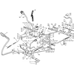 Rider 28 H - 2012-2013 - 2T0210247/AT2 - Atco Ride On Mower Brake Controls Diagram