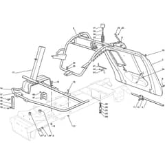 Rider 28 H - 2012-2013 - 2T0210247/AT2 - Atco Ride On Mower Chassis Diagram