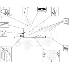 Rider 28 H - 2015-2020 - 2T0220287/AT5 - Atco Ride On Mower Electrical Parts Diagram