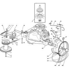 Rider 28 H - 2015-2020 - 2T0220287/AT5 - Atco Ride On Mower Transmission Diagram