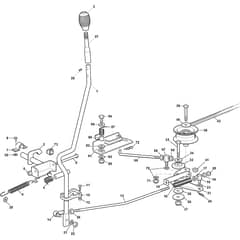 Rider 28H - 2022-2023 - 2T0210447/AT2 - Atco Ride On Mower Blade Engagement Diagram