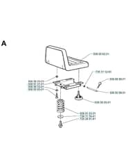 Husqvarna RIDER 970HST BIOCLIP - Seat