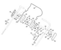 Genuine Stihl RL540.0 / A - Handle upper part