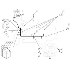 RM1228 H - 2010 - 2T0210233/MF0 - Mountfield Ride On Mower Electrics Diagram