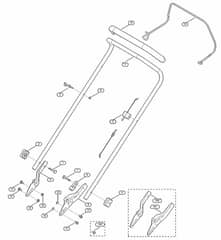 Genuine Stihl RM248.0 / A - Handle