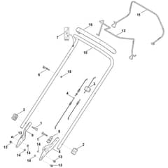 Stihl RM248.2 T - Handle - Parts Diagram