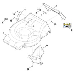 Stihl RM248.2 T - Housing - Parts Diagram