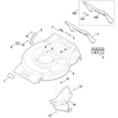 Stihl RM253.0 - Housing - Parts Diagram