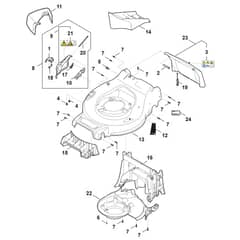 Stihl RM253.3 T - Housing - Parts Diagram