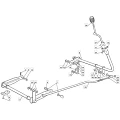RM28 - 2009 - 2T1134433/09 - Mountfield Ride On Mower Deck Lifting Diagram