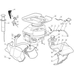 RM28 - 2009 - 2T1134433/09 - Mountfield Ride On Mower Engine Diagram