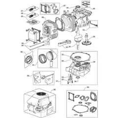 RM28 H - 2009 - 2T1534433/09 - Mountfield Ride On Mower Engine Cylinder Diagram