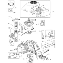 RM28 H - 2009 - 2T1534433/09 - Mountfield Ride On Mower TRE0702 Engine Diagram