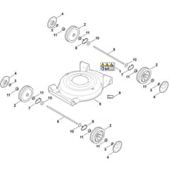Stihl RM2.1 R - Housing, Chassis - Parts Diagram