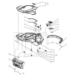 EGO RM4000E - Robotic Mower (Feb 2024) Floating Cover Diagram