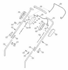 Genuine Stihl RM443.0 T / A - Handle