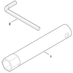 Stihl RM443.3 T - Tools - Parts Diagram