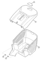 Genuine Stihl RM448.0 TC / E - Grass catcher bag