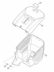 Genuine Stihl RM448.1 TX / E - Grass catcher bag