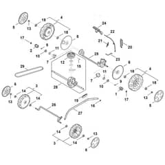 Stihl RM448.3 V - Chassis, Gear Box - Parts Diagram