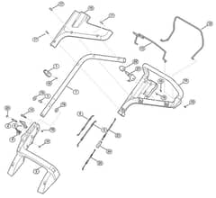 Genuine Stihl RM488.0 VC / A - Handle
