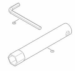Genuine Stihl RM488.0 VC / F - Tools