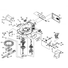 Cobra RM53SPH - TN2160SXARH Deck Diagram