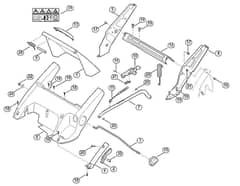Genuine Stihl RM545.0 T / C - Frame, Height adjustment