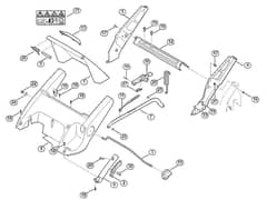 Genuine Stihl RM545.0 VM / C - Frame, Height adjustment