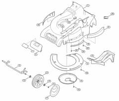 Genuine Stihl RM545.0 VM / D - Housing, Front axle