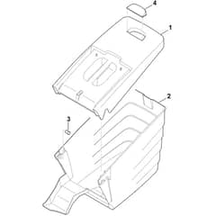 Stihl RM545.0 VE - Grass Catcher Bag - Parts Diagram