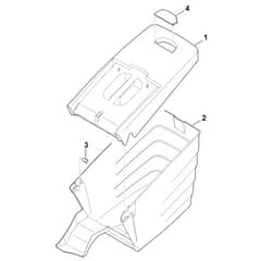 Stihl RM545.1 VE - Grass Catcher Bag - Parts Diagram